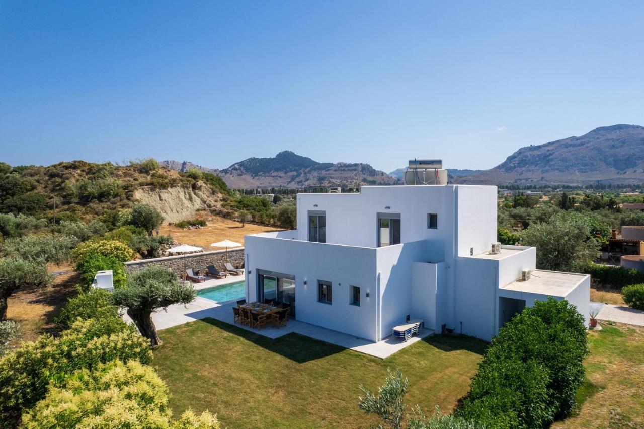 Villa Heather Kolymbia Bagian luar foto