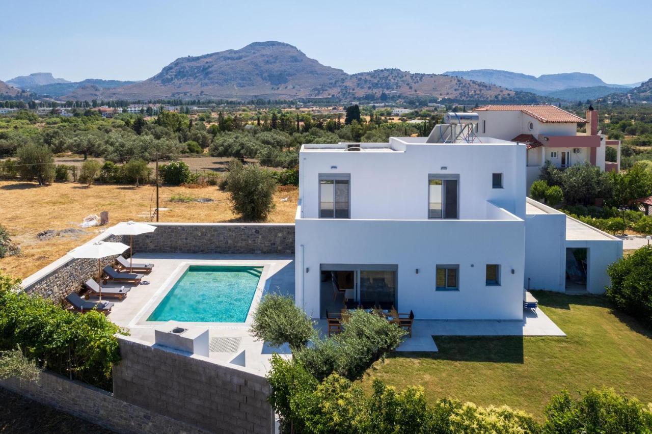 Villa Heather Kolymbia Bagian luar foto