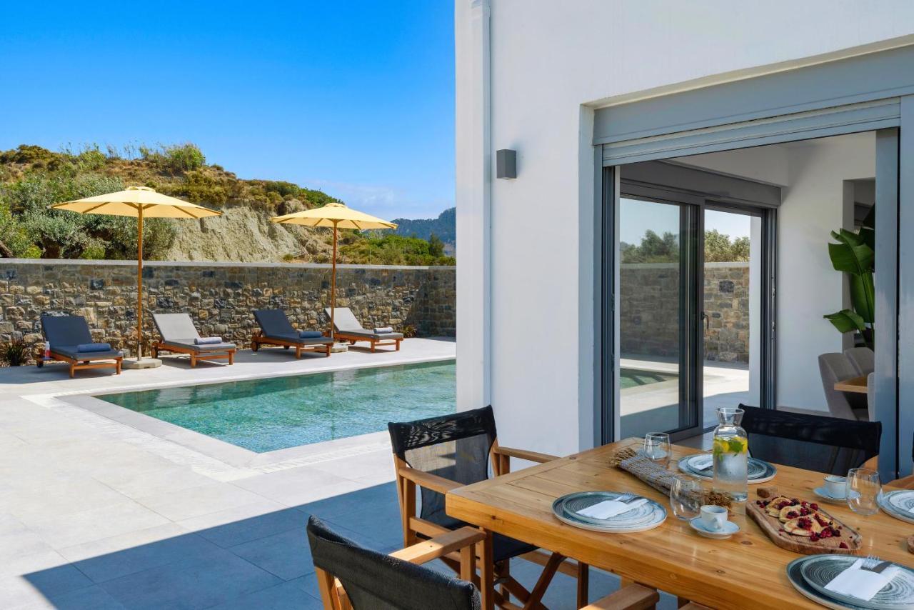Villa Heather Kolymbia Bagian luar foto
