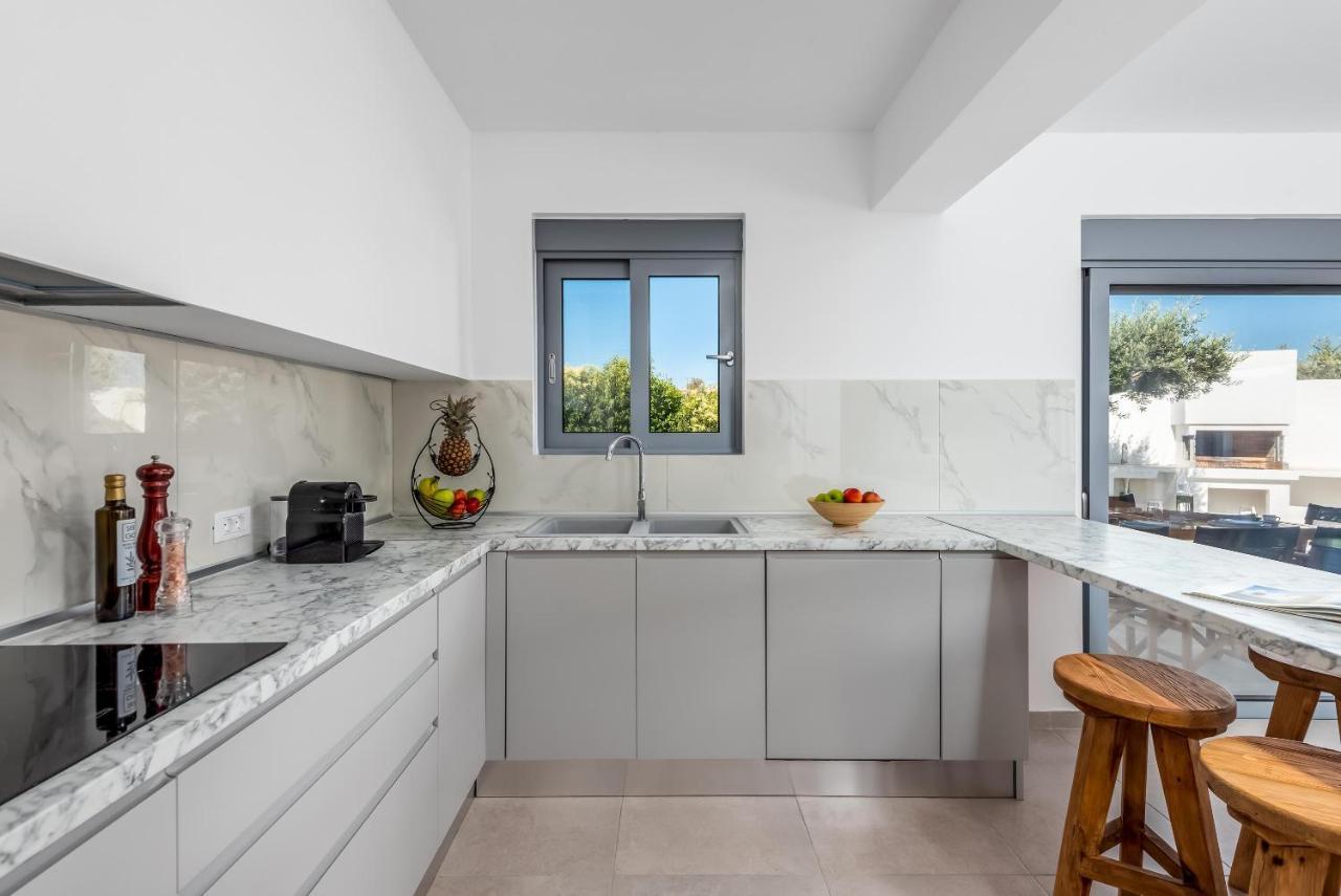 Villa Heather Kolymbia Bagian luar foto